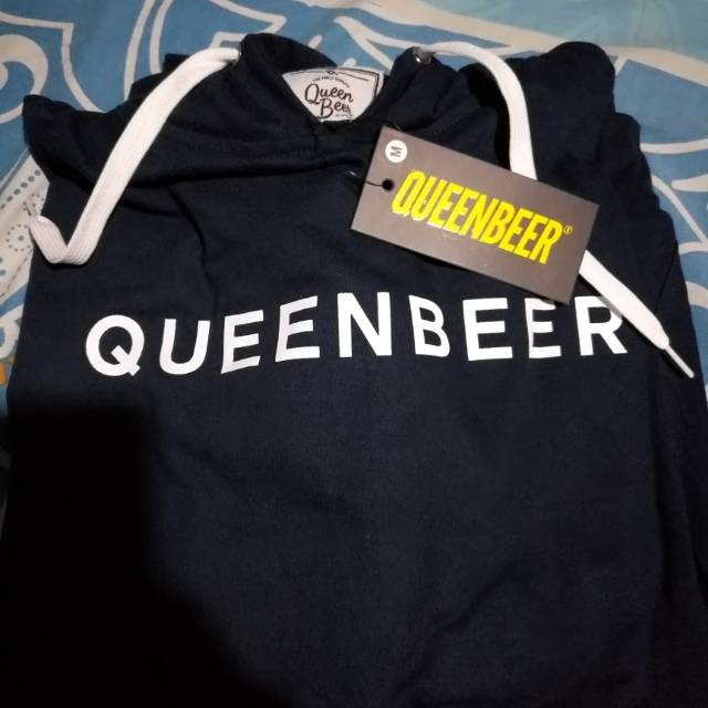 Jaket Hoodie Queenbeer Porter Navy Original