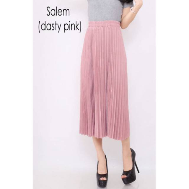 Rok Plisket - Rok Plisket 7/8 Bahan premium (Sebetis)