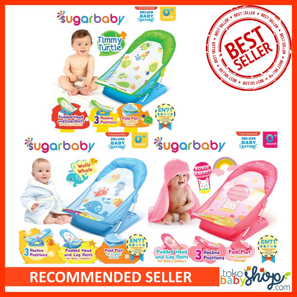  Sugar  Baby  Deluxe Baby  Bather Kursi  Mandi Bayi  Anak COD 