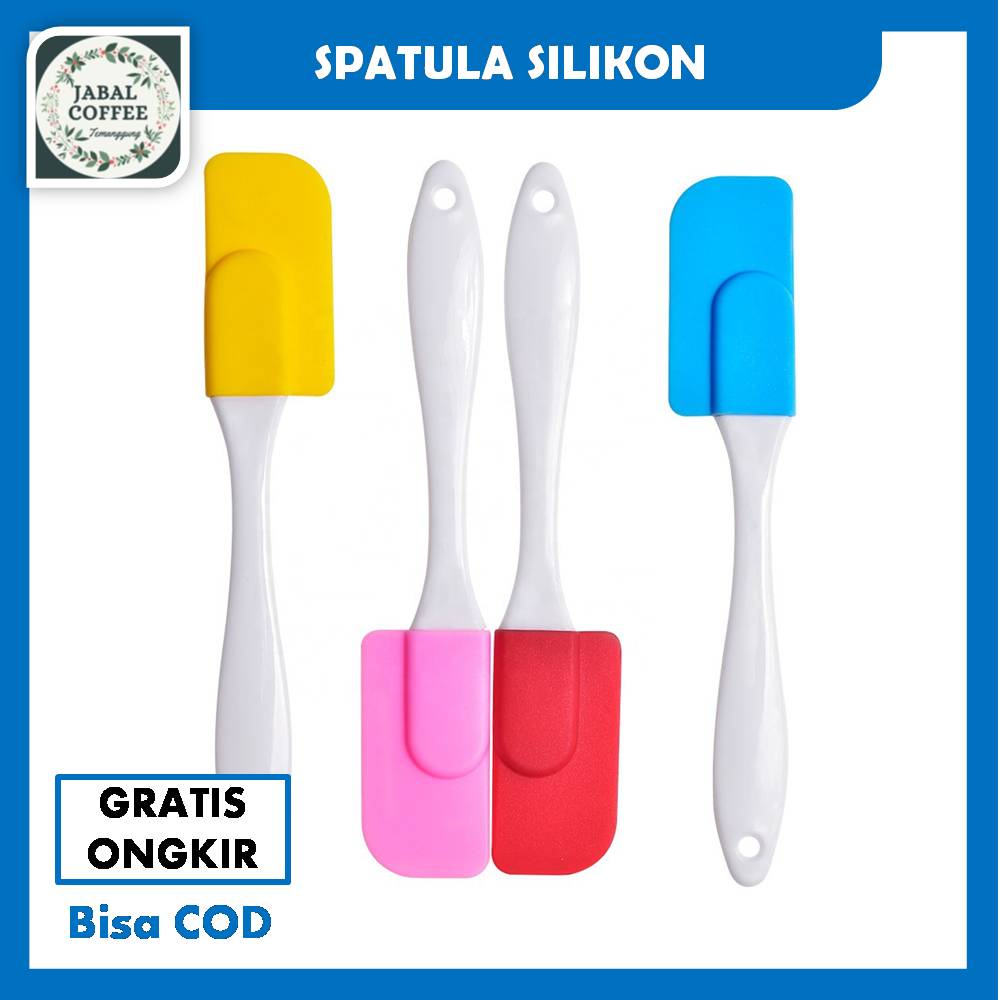 Spatula Silikon Warna / Spatula Masak Silikon Plastik / Sodet Silikon J134