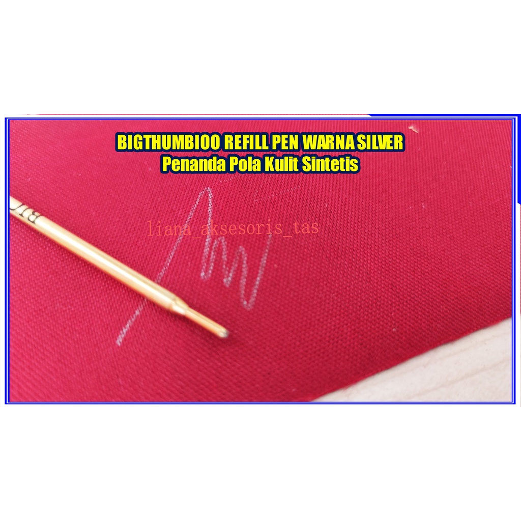 

PEN PUTIH - PEN POLA SILVER REFILL - PEN PENANDA POLA - BIGTHUMBIOO