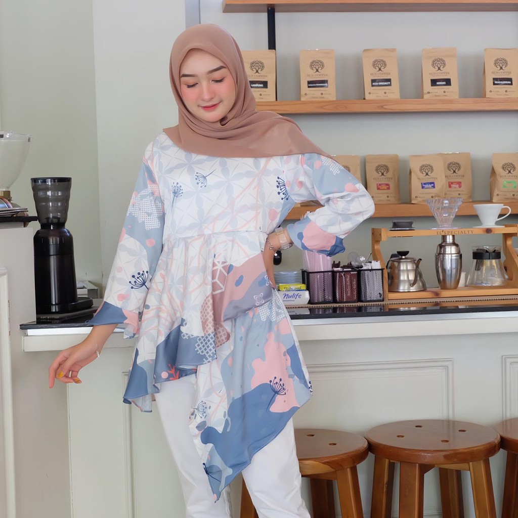 TUNIK BAHAN MAXMARA PREMIUM - BAJU TUNIK WANITA MURAH