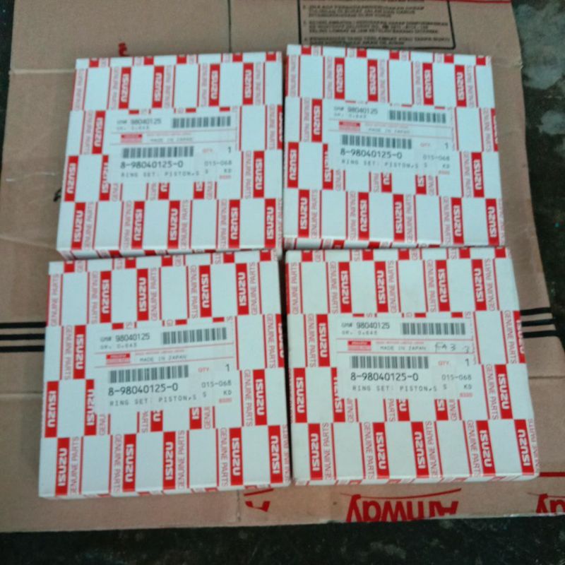ring piston isuzu elf nkr 71 ori
