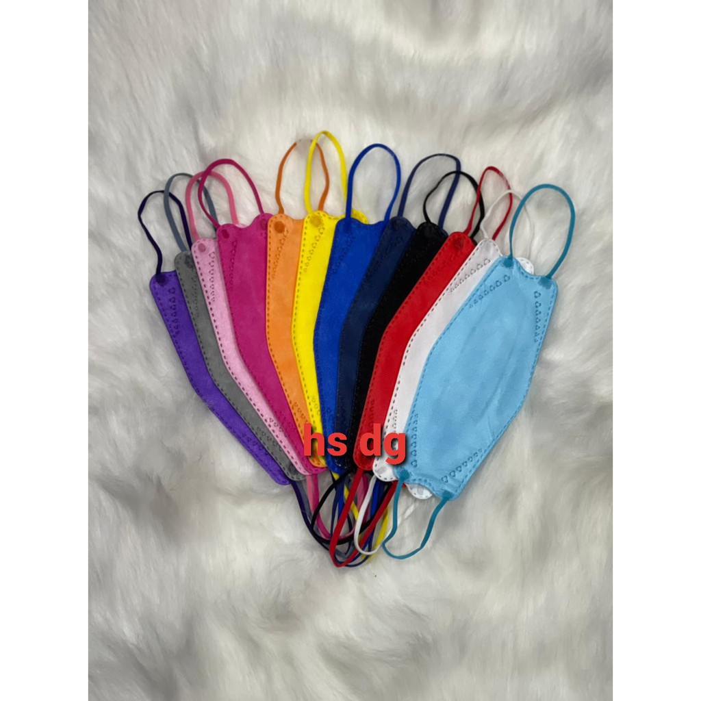masker kf94 masker evo korea warna tali senada satuan / 10pcs