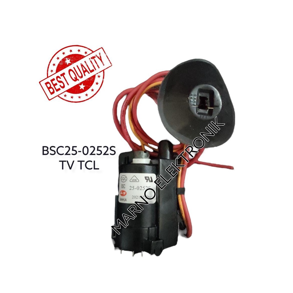 PLAYBACK TV TCL BSC25-0252S FLYBACK BSC 25-0252S FBT BSC 25 0252S ORIGINAL ASLI