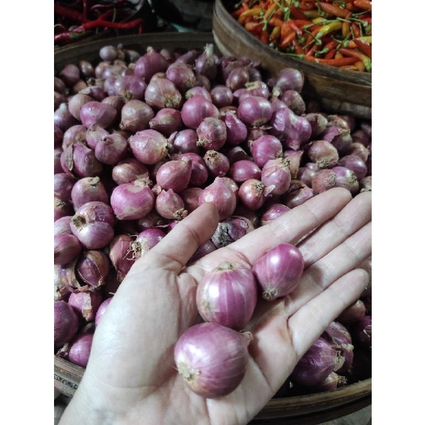 

ready bawang merah lokal super ukuran besar kemasan 1kg