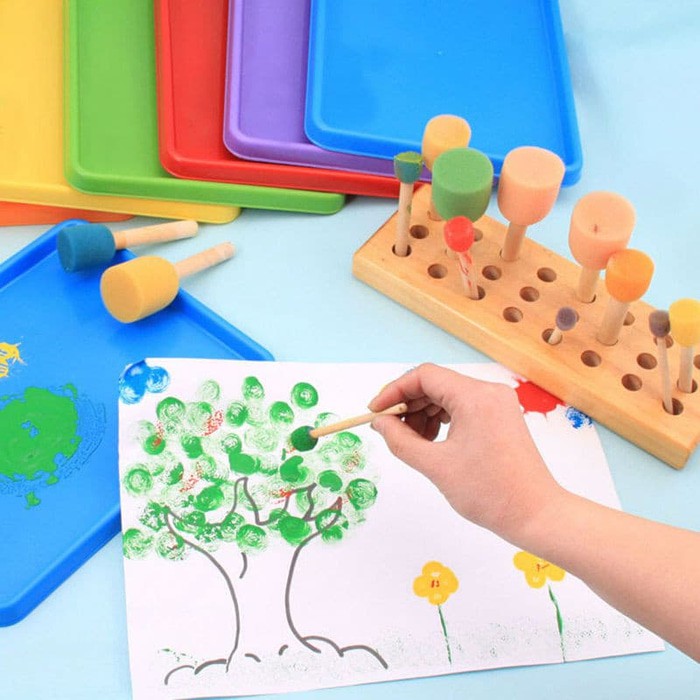 

Sponge Brush - Kuas Lukis Anak Bahan Spons