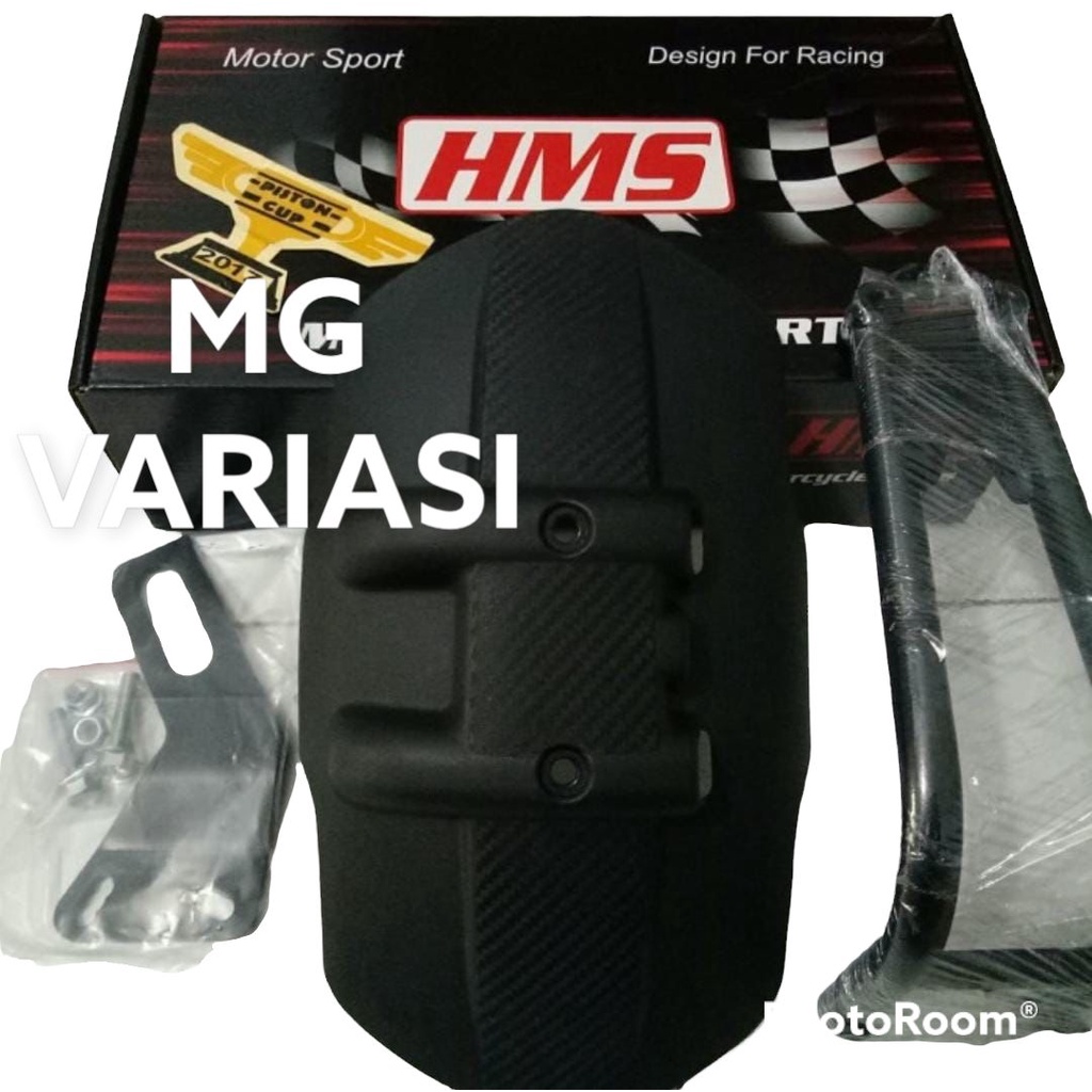 PROMO MUDGUARD HMS MODEL HMR MUDGUARD SPORT PELINDUNG LUMPUR SPORT R15 R25 MT15 XABRE VIXION NINJA CBR DLL UNIVERSAL