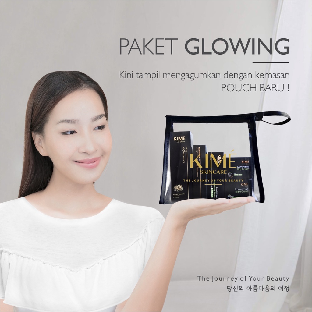 Paket Komplit Glowing KIME Skincare Original 100%