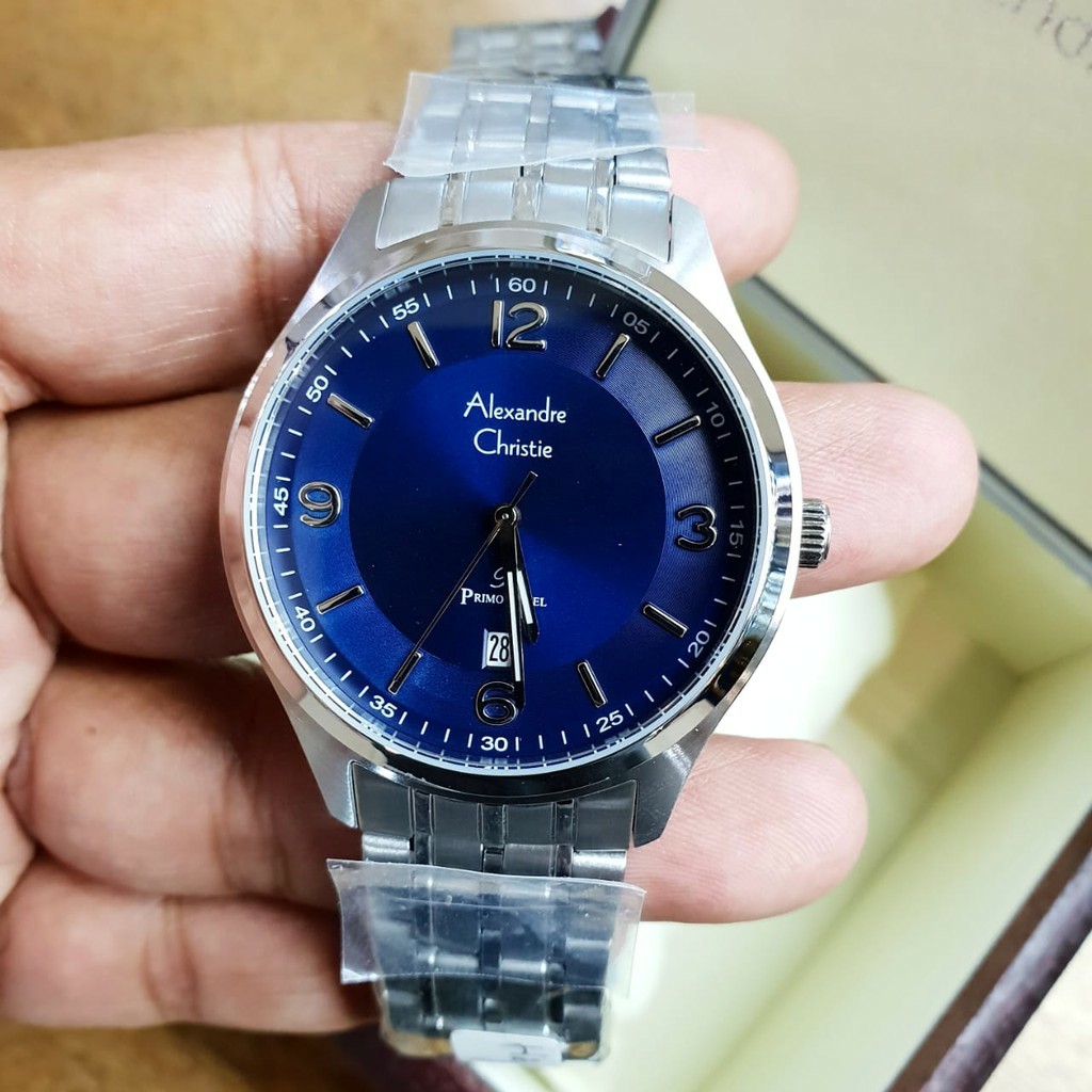 AC alexandre Christie 1010 pria original stainless steelsilver blue