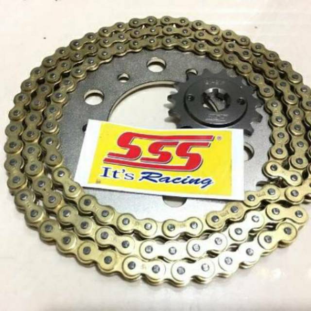 Gear set full sss 428 warna honda verza