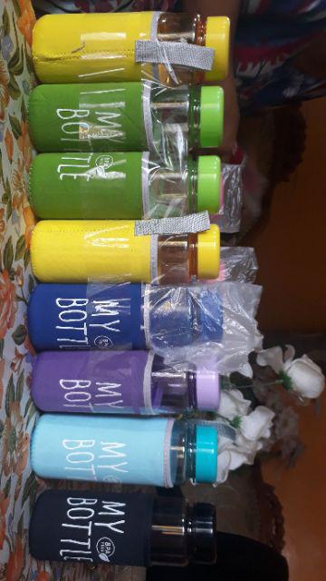 My Bottle + Pouch Warna Infused Water 500ml - Botol Minum 1kg 10pc