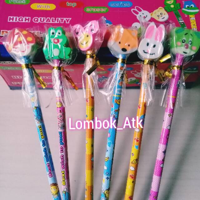 

Pensil dan Penghapus Lucu