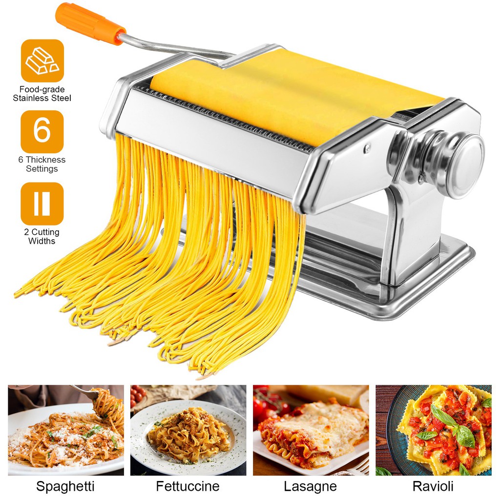 [NEW ARRIVAL] Alat Pembuat Mie / Gilingan Mie Stainless / PASTA MAKER manual