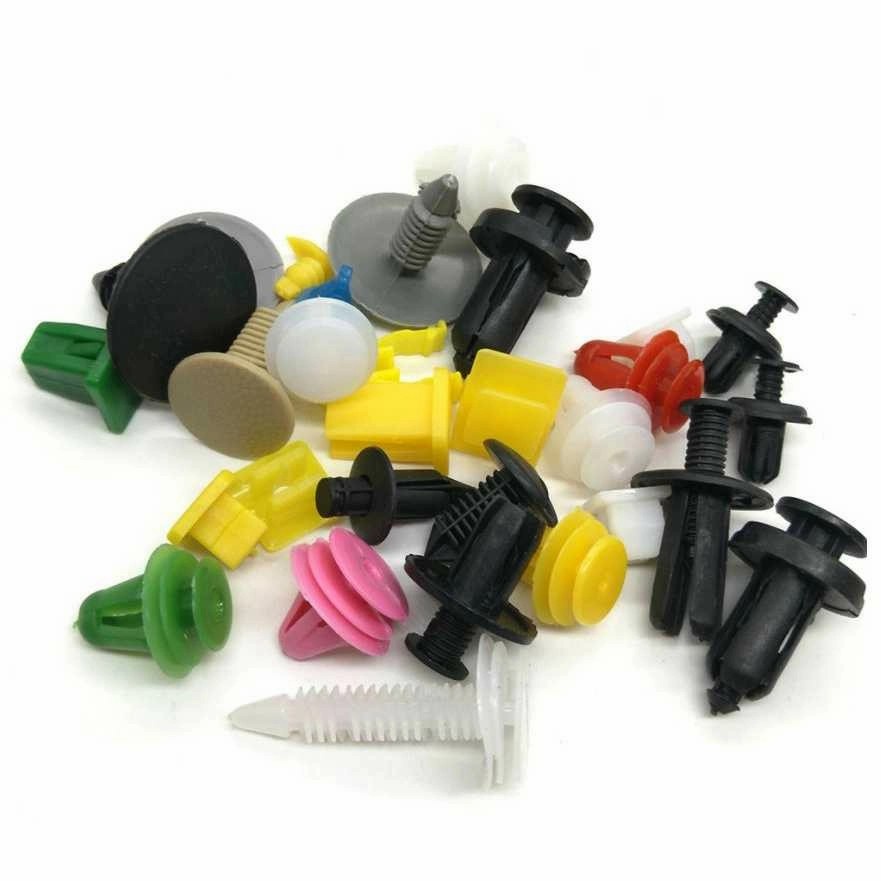 Baut Rivet Kancing Mobil Klip Set 160pcs Universal Car Clip Panel Plastik 160 pcs Aneka Warna Warni Multi Colours