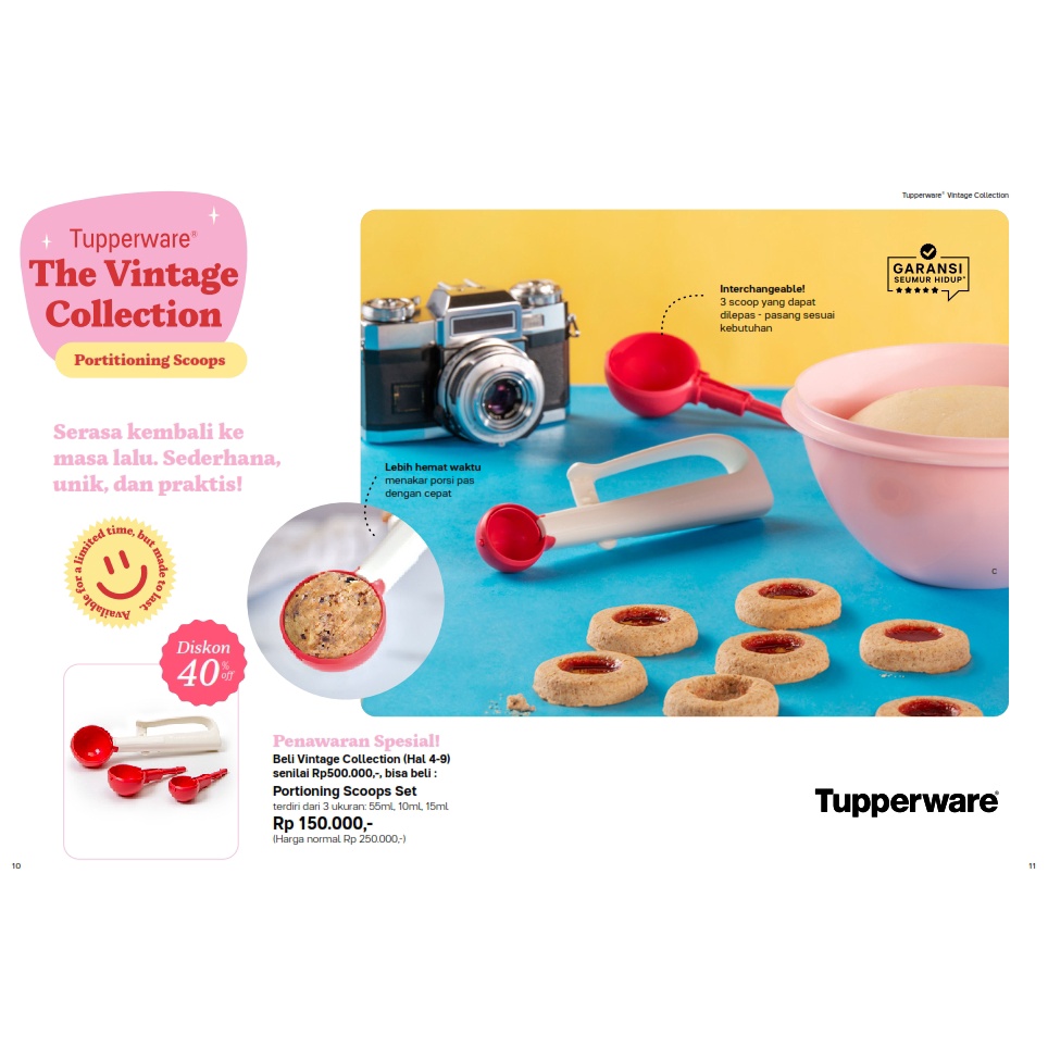 PROMO Tupperware  Portioning Scoops
