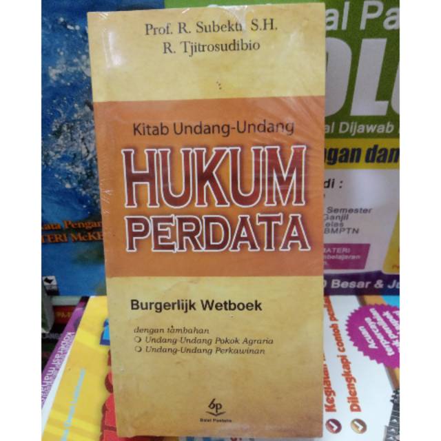 KITAB UNDANG-UNDANG HUKUM PERDATA