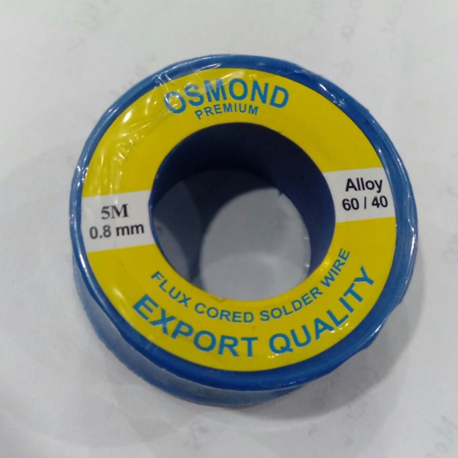 TIMAH SOLDER OSMOND DIAMETER 0.8MM 60/40 5M PER ROLL