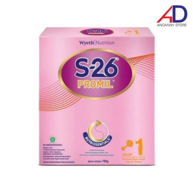 S26 PROMIL TAHAP 1 (0-6 BULAN) REGULER 700GR / SUSU FORMULA S-26