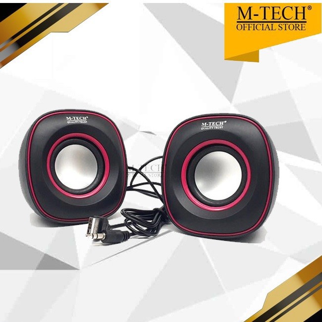 SPEAKER M-TECH MT-06 BUNDAR USB POWER JEK 3.5mm TRS STEREO VOL CTRL