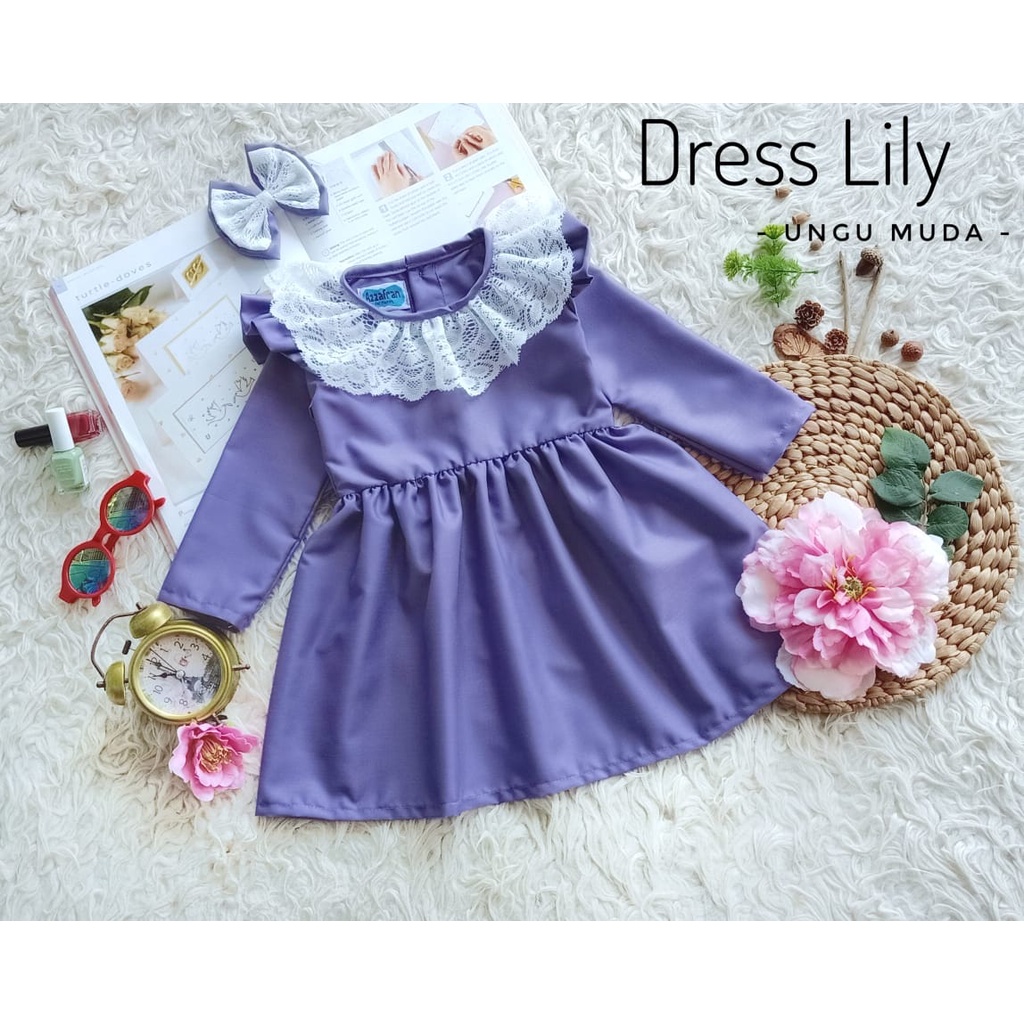 Dress Lily Anak Unik/Gaun Pesta/Dress Anak