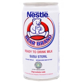 

Susu Steril Bear Brand 189ml
