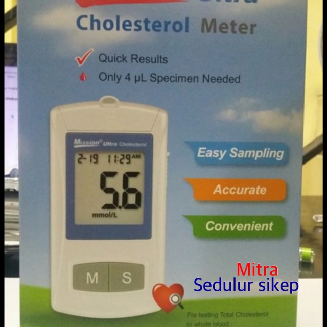 Alat Cholesterol Mission / Kolesterol Mission non strip