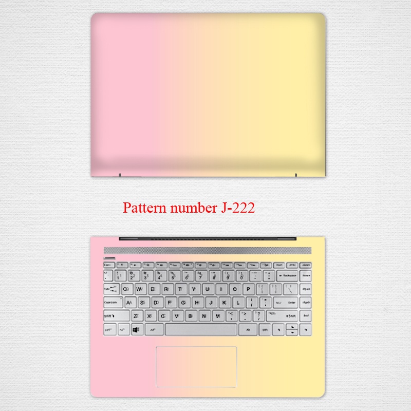 GRADIENT SOLID COLOR Computer Stickers Computer Laptop Skin Vinyl 2 Sides Laptop Skin for 11/12/13/14/15/17 Inch Universal for Huawei Matebook14 13 Inch Laptop Magicbook Sticker X 2021 Cute D14 Film D15 Accessories Pro16.1 Inch 2021 Customization