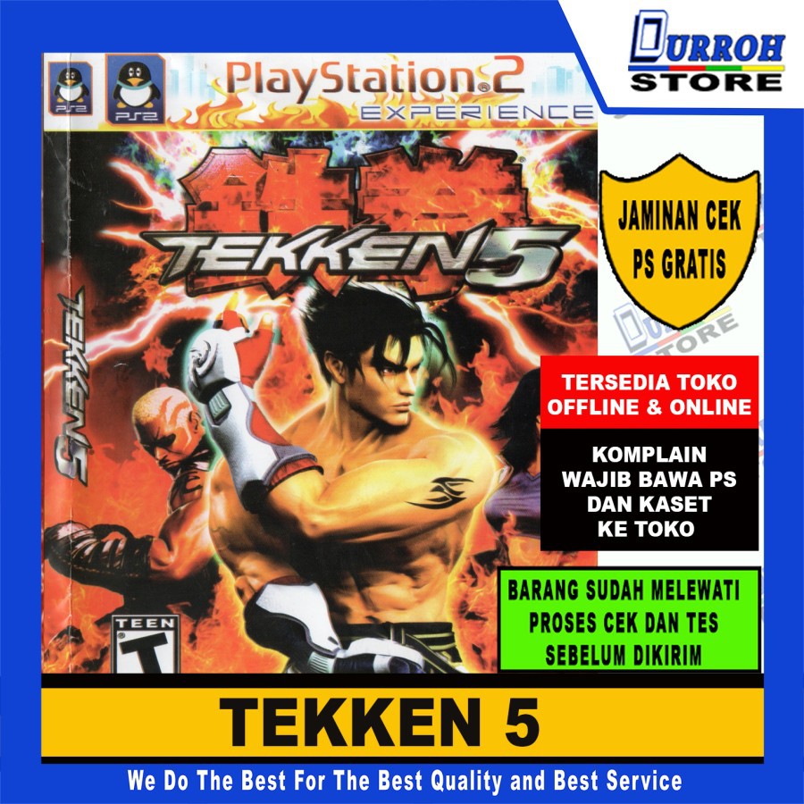 KASET DVD GAME PS2 / PLAYSTATION 2 TEKKEN 5
