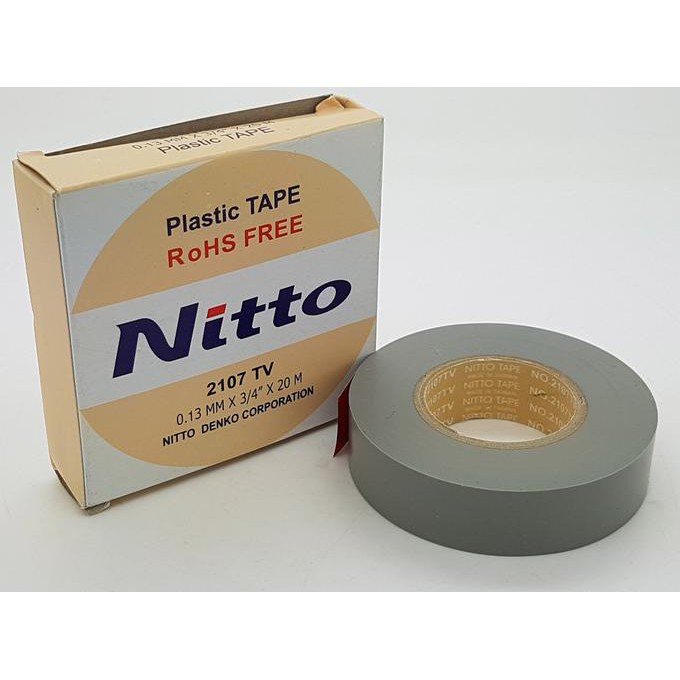 

ABU-ABU Isolasi Solatif Solatip Lakban Nitto 3/4" x 20M