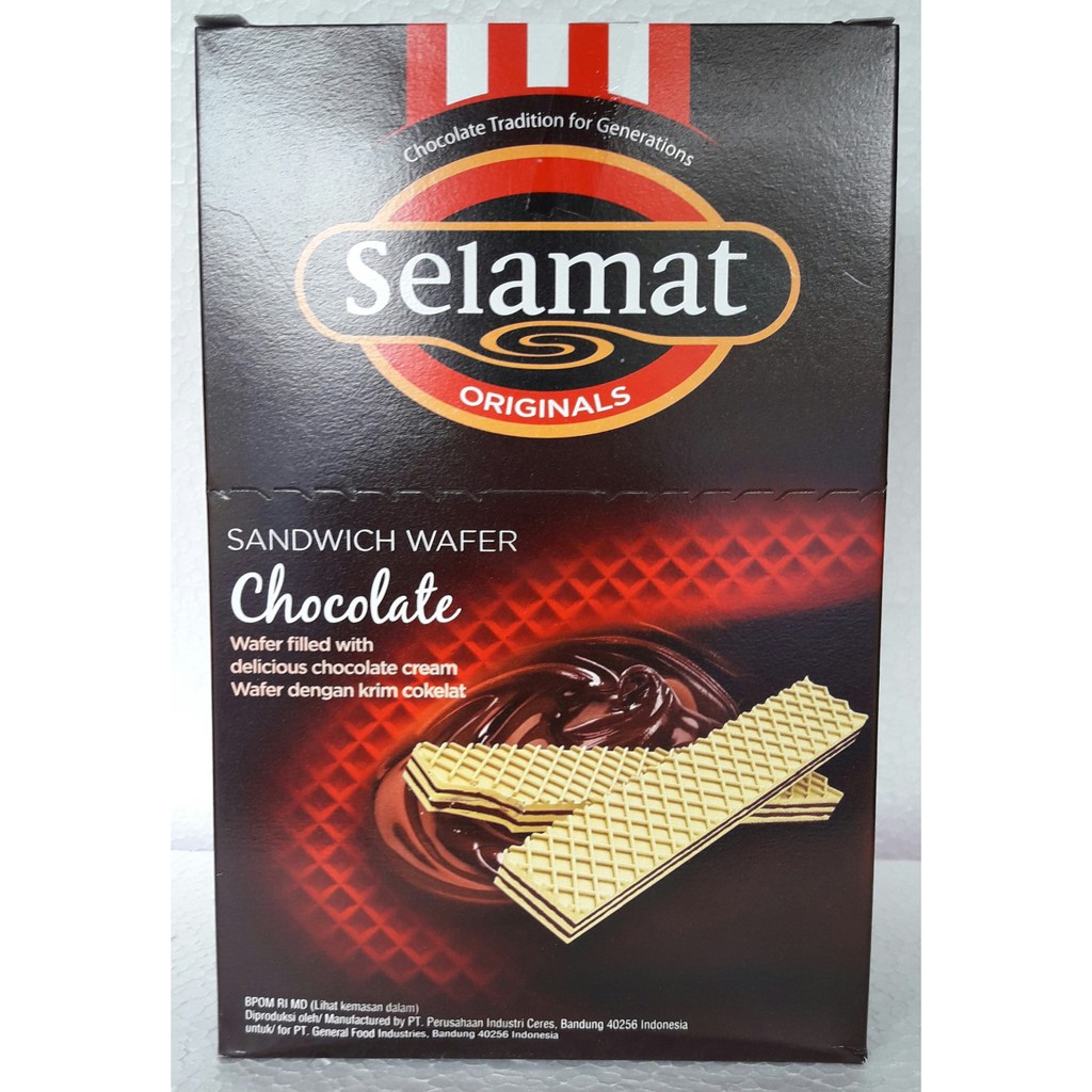 

Selamat Chocolate Sandwich Wafer 20 x 15 g