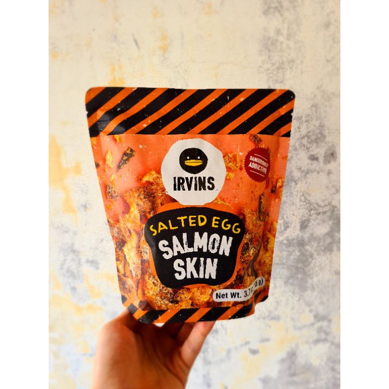 

IRVINS Salted Egg Salmon Skin 95 Gram