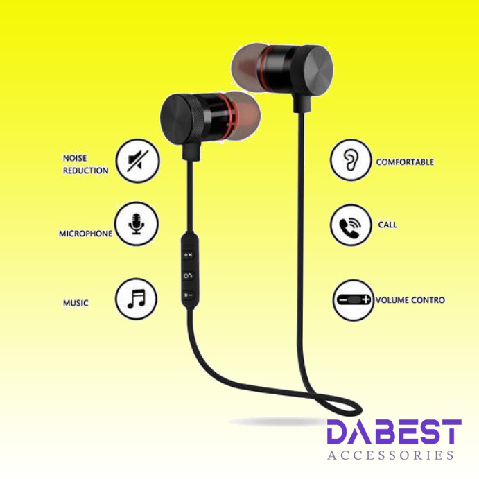 Headset Magnet Bluetooth - Handsfree Sports