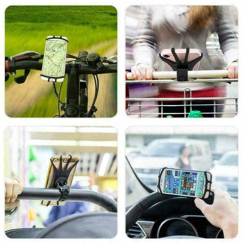 【P&amp;T】Bike Phone Holder Universal Cycling Handlebar Bicycle Mount 360 Degree Rotating  for GPS Phone