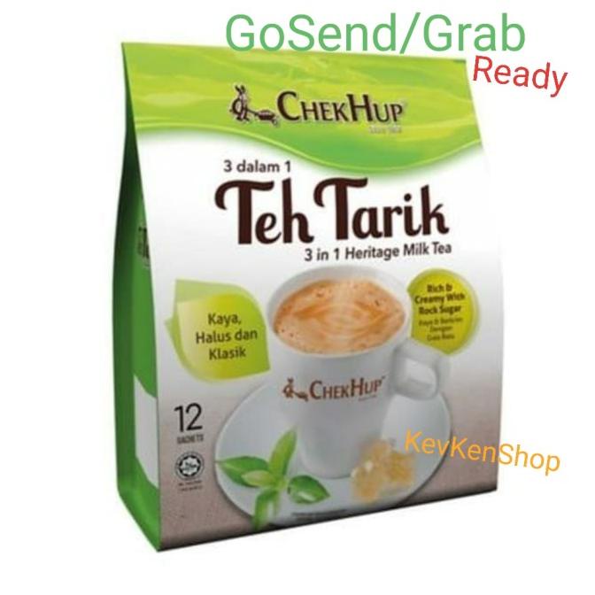 

[ COD ] ChekHup 3in1 Teh Tarik Malaysia Chek Hup Milk Tea 12 sachet FREE ONGKIR Kode 762