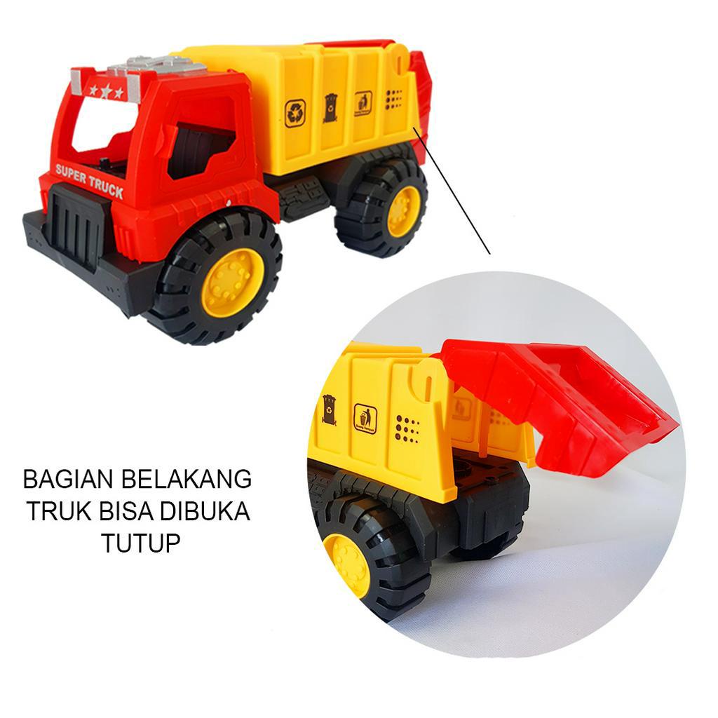 Mainan Anak Truk Sampah / Mainan Truck Compactor AK95 ( JSP )