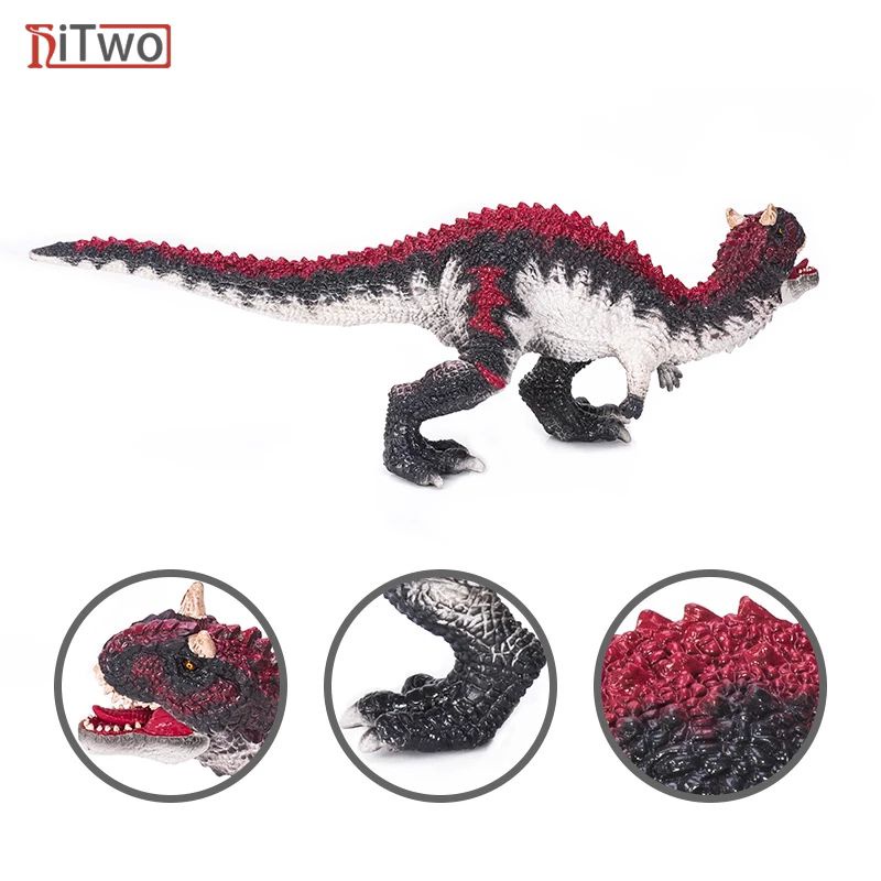 Dinosaurus Carnotosaurus Figure Mainan Figure dinosaurus hiasan pajangan