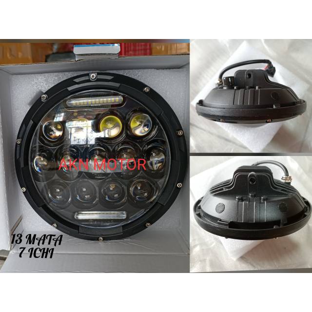 Lampu depan daymaker kedok lampu daymaker ukuran 7 ICHI  13 mata