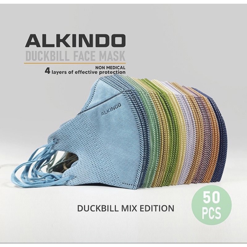 DUCKBILL ALKINDO 4ply MIXED 10warna 50pcs