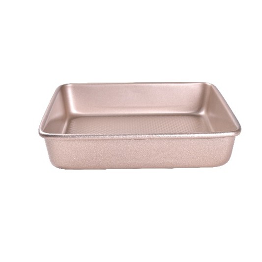 LOYANG SQUAREPAN LISSE Carbon Steel Non Stick ROSEGOLD