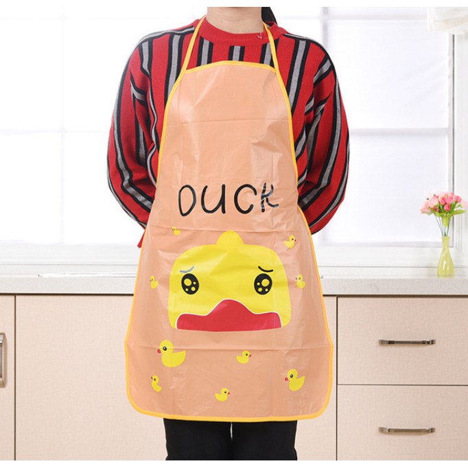 GOS -H202- Celemek Masak Karakter Anti Air - Celemek Motif Apron Waterproof - Celemek Karakter