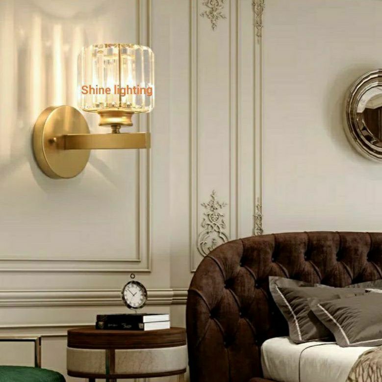 Lampu dinding kristal ruang tamu/hotel/ruang tidur