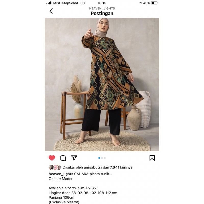 Sahara Pleats Tunik Heavenlights