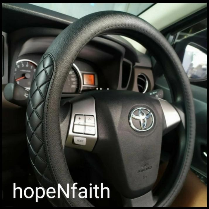 Cover Stir Rush/Sarung Stir Rush Baru/Cover Steer Rush 2019 2020 Hitam