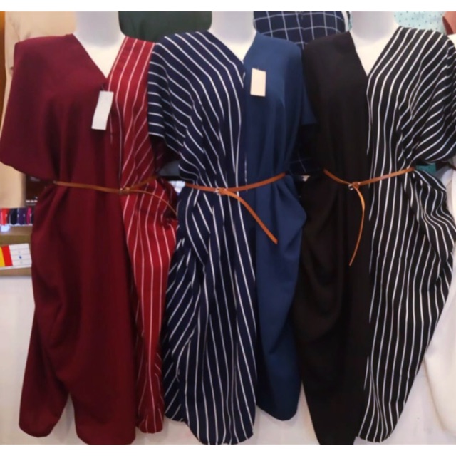 TUNIK KAFTAN KOMBINASI SALUR