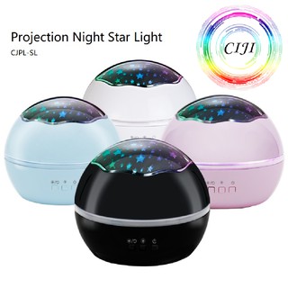 [COD] CIJI Lampu Proyektor Premium / Star Lamp / Moon Lamp / Lampu Tidur/Projection Night Starlight