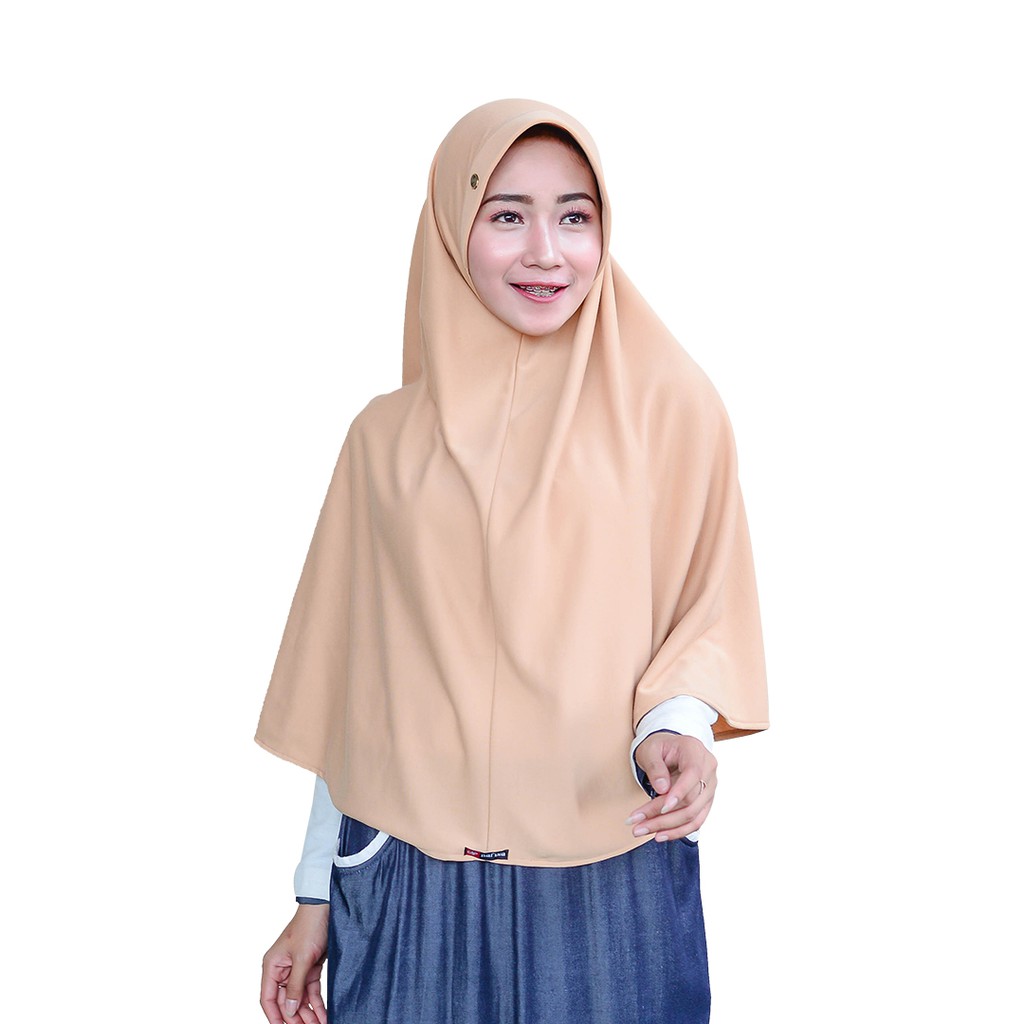 TERMURAH ASHA Hijab Instan Kaos | Jilbab Instan Khimar Syar'i Kerudung Instan Pad Kaos-Coksu