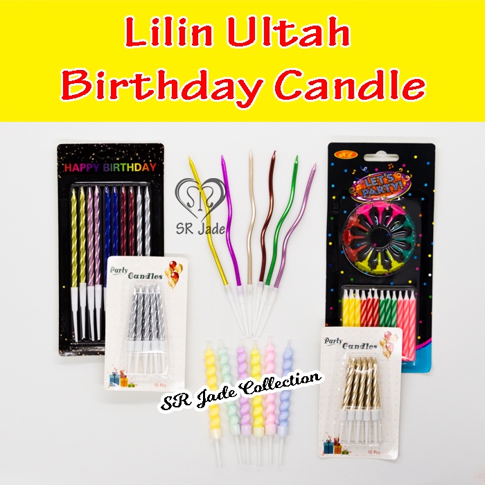 Jual Lilin Ulang Tahun Lilin Ultah Birthday Candle Cake Lilin Spiral