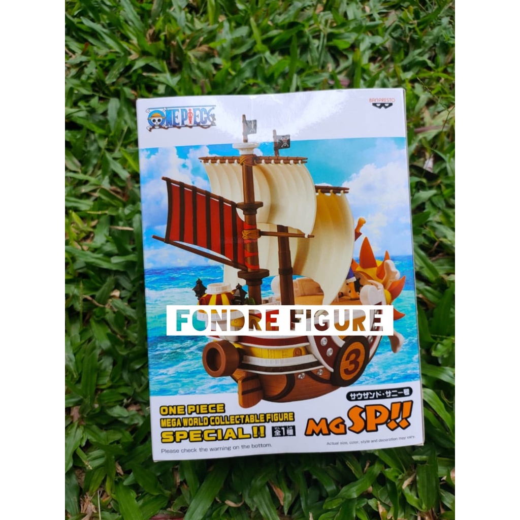 ORIGINAL PVC ONE PIECE MEGA WCF WORLD COLLECTABLE SPECIAL MGSP THOUSAND SUNNY BANPRESTO