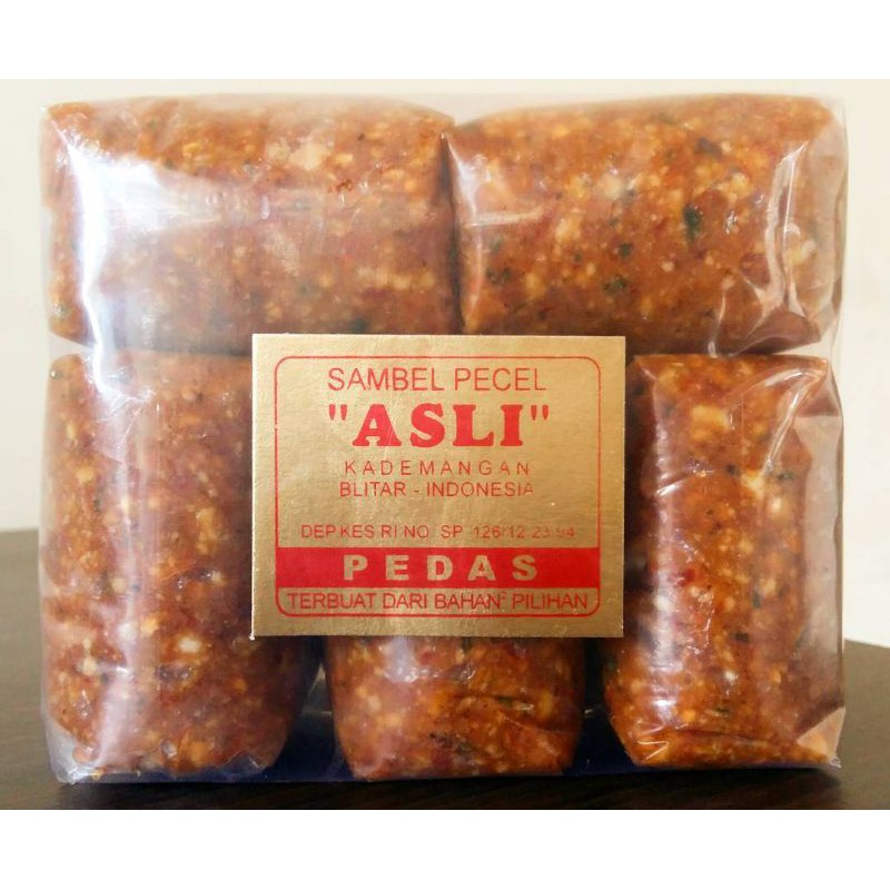 

Sambel Pecel "ASLI" Blitar Isi 5 (850 GRAM)